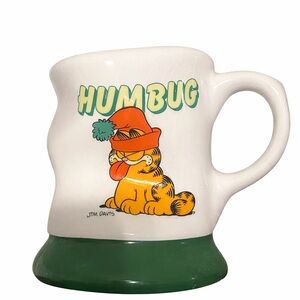 Garfield Humbug 1978 Enesco Ceramic Coffee Mug Cup.  Vintage. Please Read